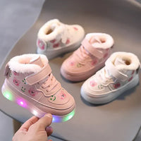 Autumn-lit children's LED trainers with comfort sole – Autumn GlimmerStep