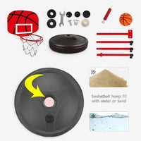 Height-adjustable children's basketball hoop – fun for indoor and outdoor play