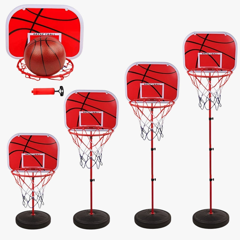 Height-adjustable children's basketball hoop – fun for indoor and outdoor play