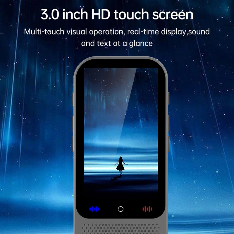 Portable Voice Translator Device with 138 Languages and Offline Support