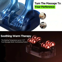 Extra Large Electric Shiatsu Foot & Calf Massager with Heat – Orion