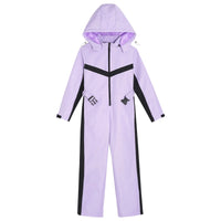 Waterproof one-piece ski suit for girls with fleece lining – Alina