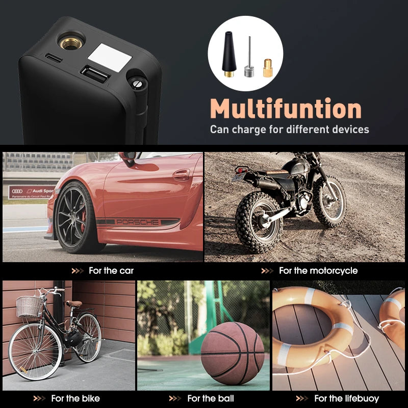 Rechargeable Portable Air Pump – AeroMax