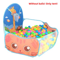 Foldable ball pit tent with hoop – Safe play area for indoor and outdoor use