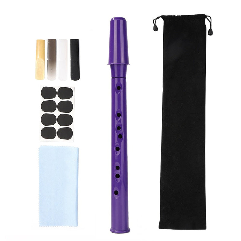 Portable mini saxophone with an alto mouthpiece – for beginners and advanced players