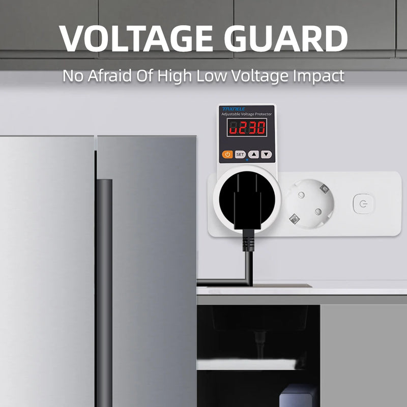 Automatic Voltage Protector Socket with Adjustable Settings – VoltGuard