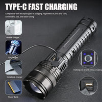 Rechargeable 10000 Lumen LED Torch – Striker