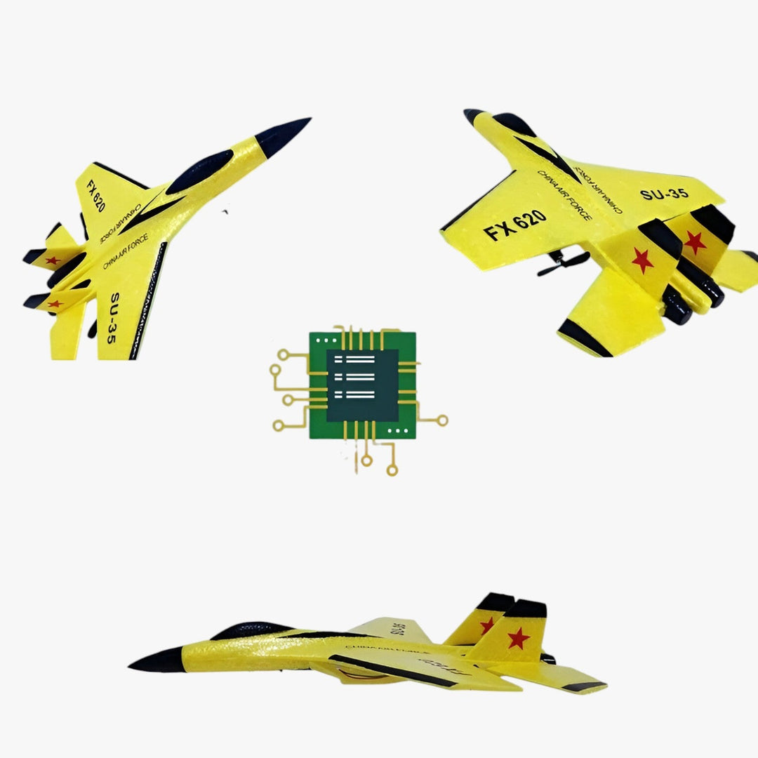 LED glider FalconAir – RC plane with floating effect & remote control