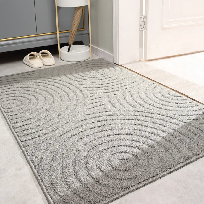 Shoe Scraper Doormat with Moroccan Design - Kasbana-Black 01-50cm x 80cm-State of Style