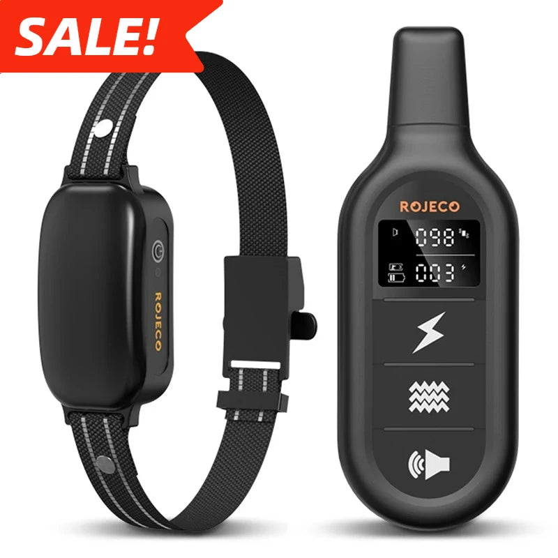 Electric Dog Training Collar with 1000m Remote & Waterproof Design – PetTrainer