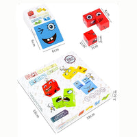 Interactive building game featuring facial expressions for children – MimikMatch