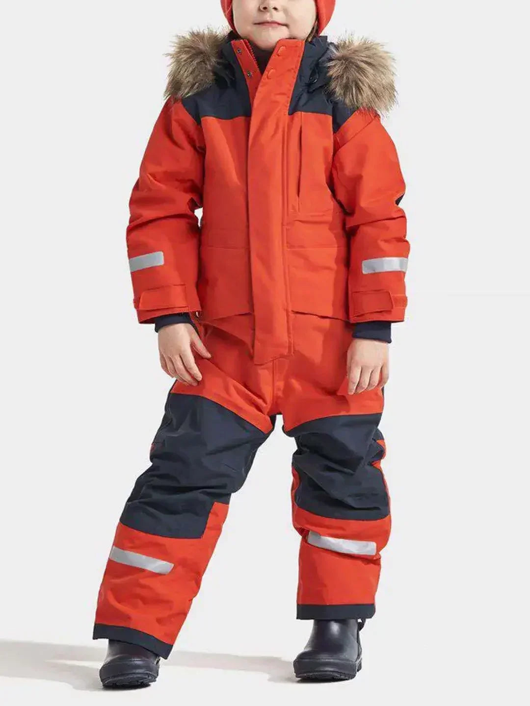 Waterproof and windproof children's ski suit with hood – Mika