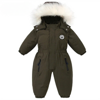 Baby snowsuit with hood, waterproof and warmly lined – Mila Winterzauber edition