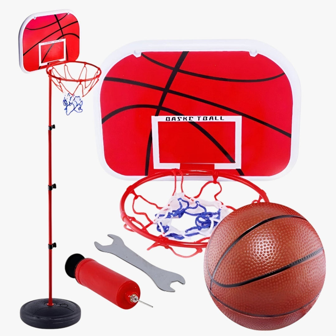 Height-adjustable children's basketball hoop – fun for indoor and outdoor play
