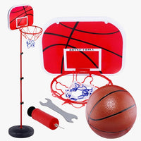 Height-adjustable children's basketball hoop – fun for indoor and outdoor play