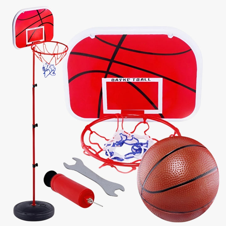 Height-adjustable children's basketball hoop – fun for indoor and outdoor play