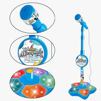 Kids' microphone with height-adjustable stand – SoundFun Podium