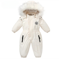 Baby snowsuit with hood, waterproof and warmly lined – Mila Winterzauber edition