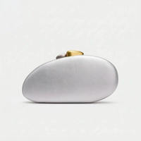 Sculptural Shell-Shaped Clutch Bag - Peblique