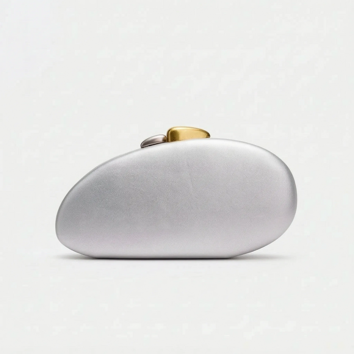 Sculptural Shell-Shaped Clutch Bag - Peblique