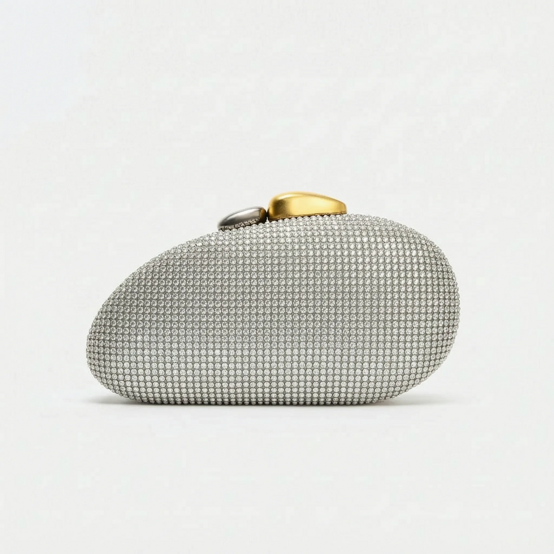 Sculptural Shell-Shaped Clutch Bag - Peblique