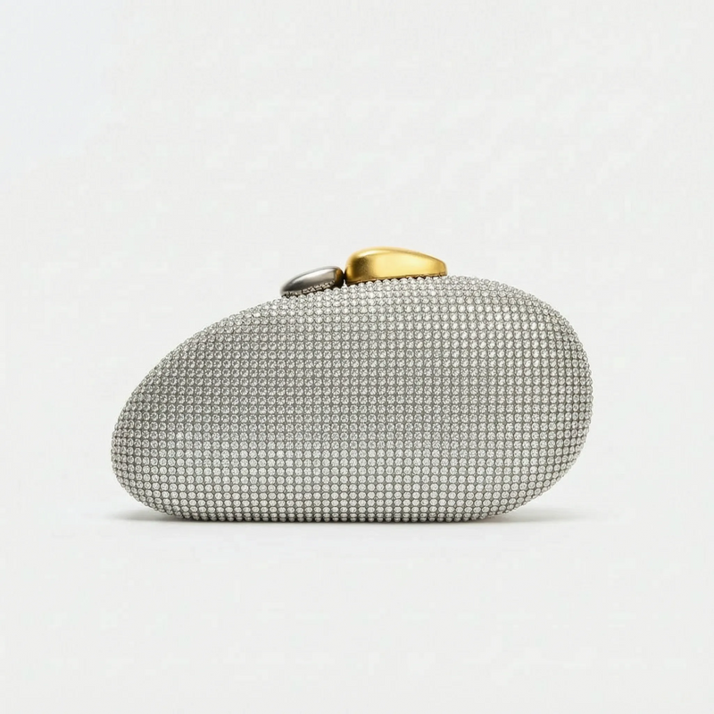 Sculptural Shell-Shaped Clutch Bag - Peblique