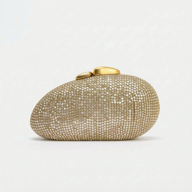 Sculptural Shell-Shaped Clutch Bag - Peblique
