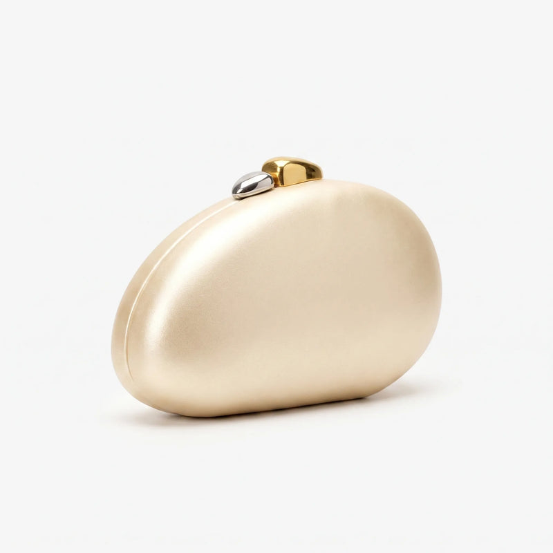 Sculptural Shell-Shaped Clutch Bag - Peblique