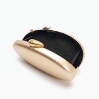 Sculptural Shell-Shaped Clutch Bag - Peblique