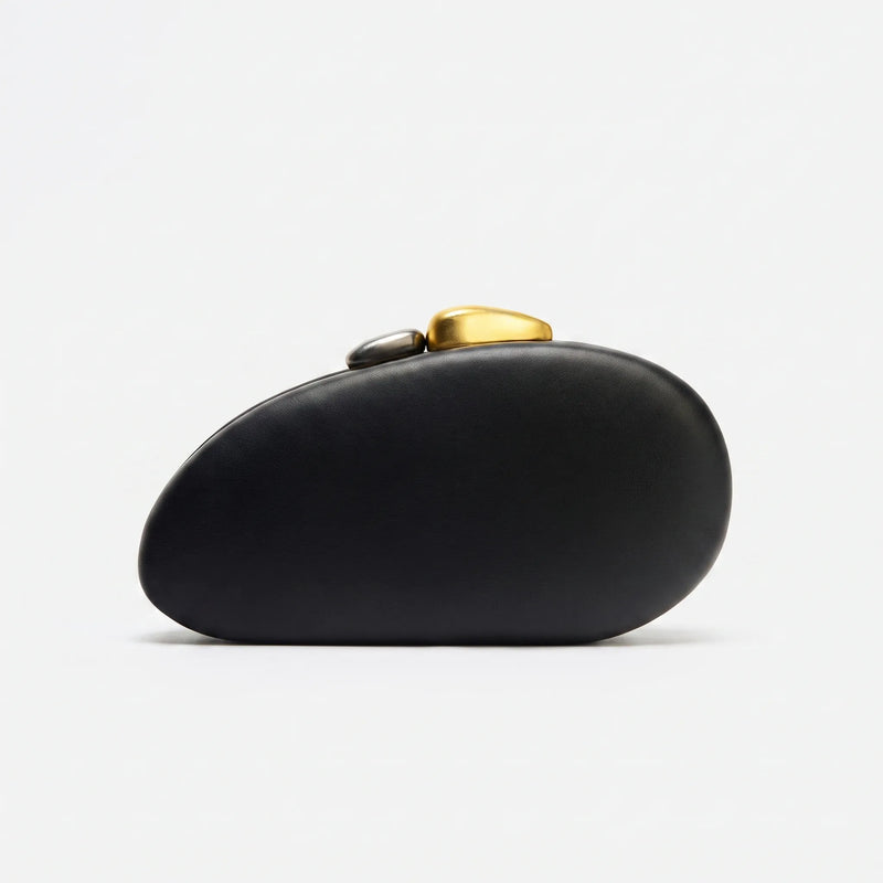 Sculptural Shell-Shaped Clutch Bag - Peblique