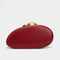 Sculptural Shell-Shaped Clutch Bag - Peblique