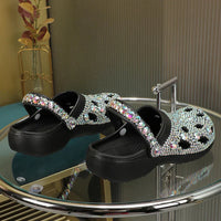 Crystal-embellished summer ladies' slippers made of EVA - Alviera