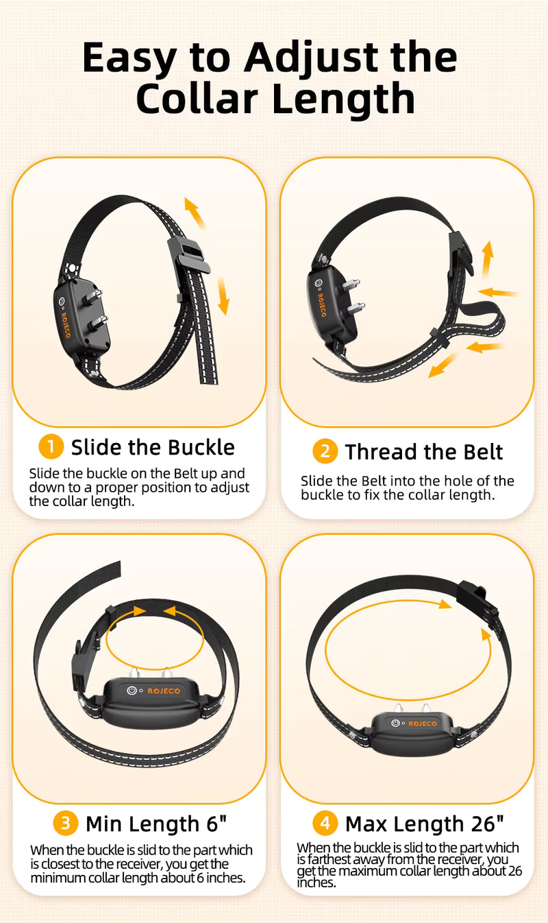 Electric Dog Training Collar with 1000m Remote & Waterproof Design – PetTrainer