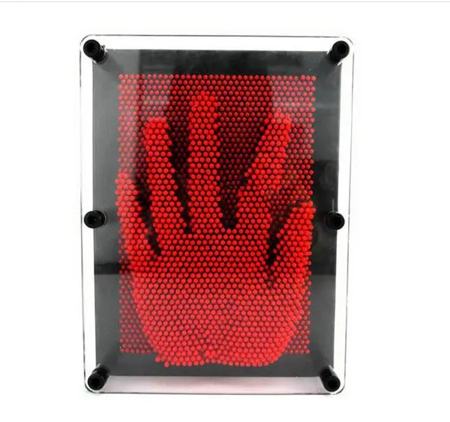 3D pin art game for children and adults – creative fun with finger presses