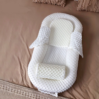 Ergonomic baby nest with back support and mesh sleeping surface – Cosynido