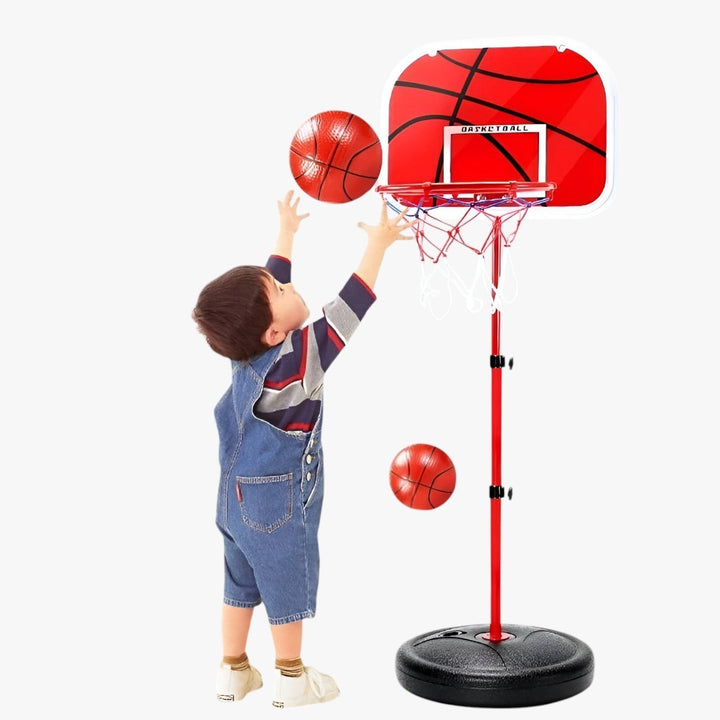 Height-adjustable children's basketball hoop – fun for indoor and outdoor play