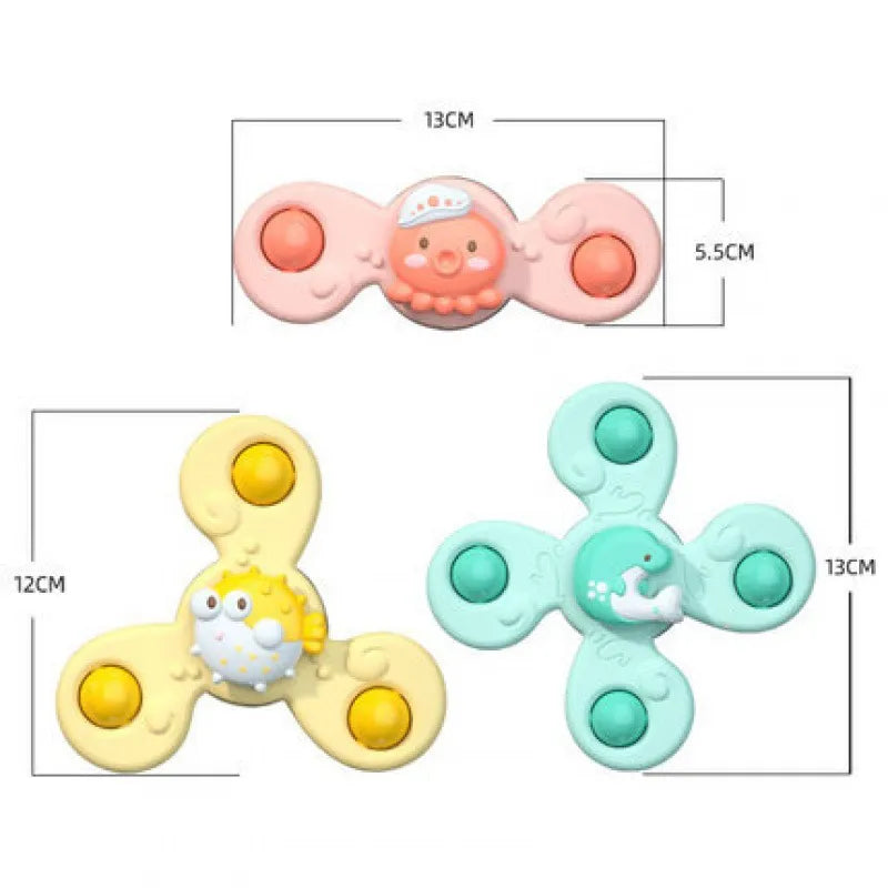 Colourful baby spinner with suction cup – TurnFun Mini
