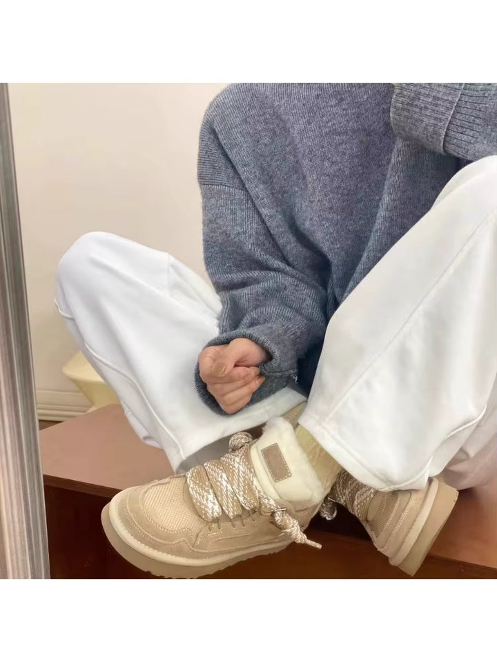 Comfortable and Warm Suede Winter Boots - CozyStep Winter Boots