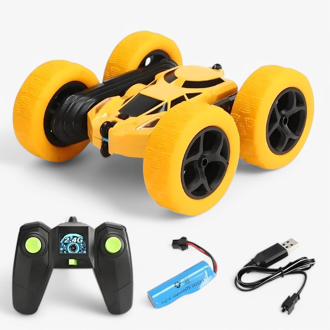 RC stunt car with flip feature and off-road capability – FlipRacer X