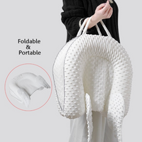 Ergonomic baby nest with back support and mesh sleeping surface – Cosynido