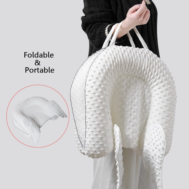 Ergonomic baby nest with back support and mesh sleeping surface – Cosynido