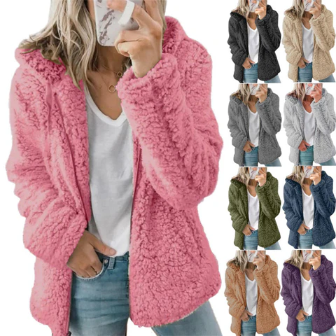 Women's fleece hoodie and jogging trousers set – Autumn Magic by Marivelle