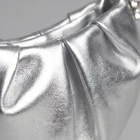Semi-Circular Embellished Evening Clutch Bag - Novalia