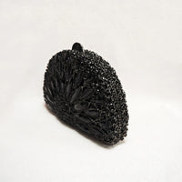 Semicircular Hard-Shell Evening Clutch Bag - Nocturne