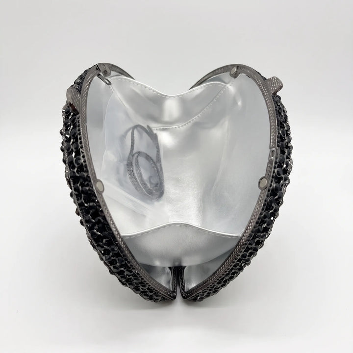 Semicircular Hard-Shell Evening Clutch Bag - Nocturne
