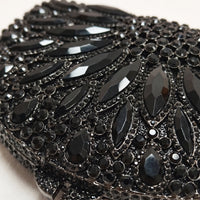 Semicircular Hard-Shell Evening Clutch Bag - Nocturne