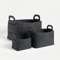 Set Of 3 Minimalist Foldable Storage Baskets - Loxus