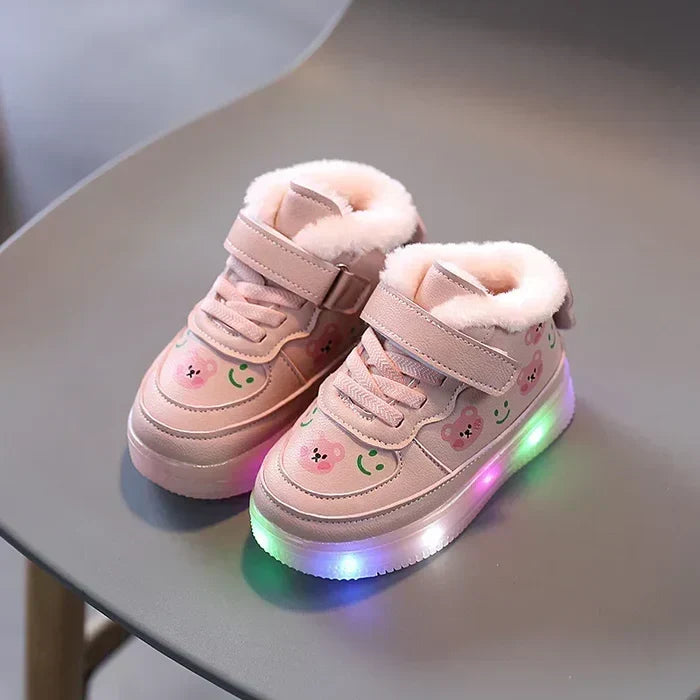Autumn-lit children's LED trainers with comfort sole – Autumn GlimmerStep