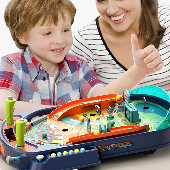 Interactive two-player action game for children – DuoPower Play Arena
