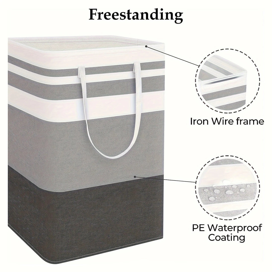 75L Large Laundry Hamper with Handles & Collapsible Design – Solen